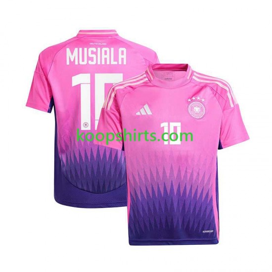 EK 2024 Duitsland Uit Tenue Heren Voetbalshirts Jamal Musiala 10 Korte Mouwen EK 2024 Duitsland Uit Tenue Heren Voetbalshirts Jamal Musiala 10 Korte Mouwen