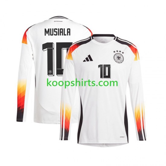 EK 2024 Duitsland Thuis Tenue Heren Voetbalshirts Jamal Musiala 10 Lange Mouwen EK 2024 Duitsland Thuis Tenue Heren Voetbalshirts Jamal Musiala 10 Lange Mouwen