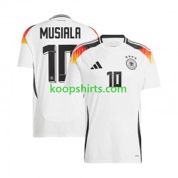 EK 2024 Duitsland Thuis Tenue Heren Voetbalshirts Jamal Musiala 10 Korte Mouwen