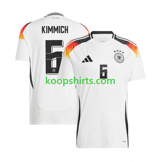 EK 2024 Duitsland Thuis Tenue Heren Voetbalshirts Joshua Kimmich 6 Korte Mouwen EK 2024 Duitsland Thuis Tenue Heren Voetbalshirts Joshua Kimmich 6 Korte Mouwen