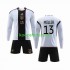 WK 2022 Duitsland Thuis Tenue Kinder Voetbalshirts MULLER 13 Lange Mouwen
