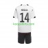 WK 2022 Duitsland Thuis Tenue Kinder Voetbalshirts Musiala 14 Korte Mouwen