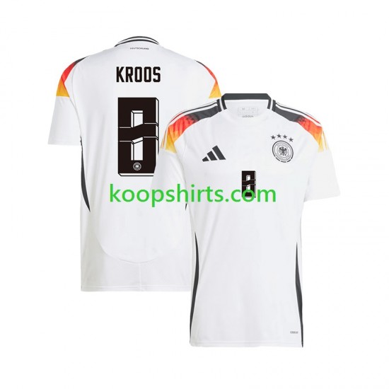 EK 2024 Duitsland Thuis Tenue Heren Voetbalshirts Toni Kroos 8 Korte Mouwen EK 2024 Duitsland Thuis Tenue Heren Voetbalshirts Toni Kroos 8 Korte Mouwen