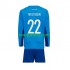 WK 2022 Duitsland Doelman Thuis Tenue Kinder Voetbalshirts ter Stegen 22 Lange Mouwen