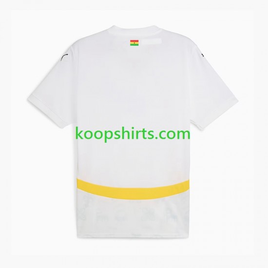 Ghana Thuis Tenue Heren Voetbalshirts 2024 Korte Mouwen