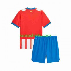 Thuis Tenue Kinder Voetbalshirts Girona 2023-2024 Korte Mouwen