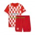 Thuis Tenue Kinder Voetbalshirts Girona 2024-2025 Korte Mouwen
