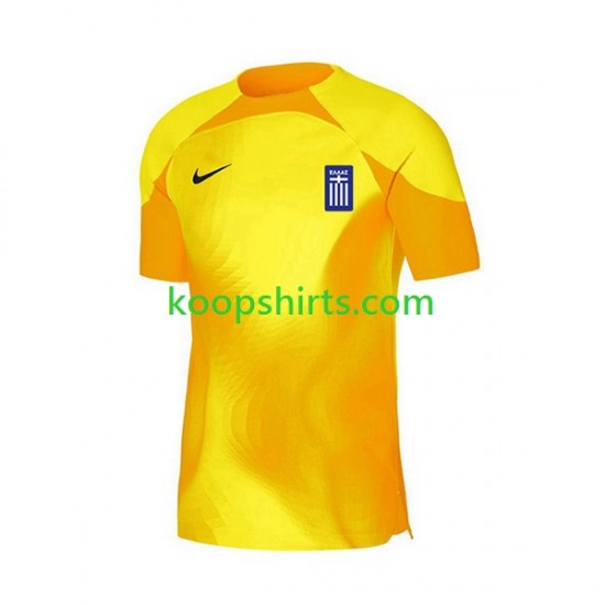Griekenland Doelman Thuis Tenue Heren Voetbalshirts 2023 Korte Mouwen Griekenland Doelman Thuis Tenue Heren Voetbalshirts 2023 Korte Mouwen
