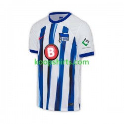 Hertha BSC Thuis Tenue Heren Voetbalshirts 2023-2024 Korte Mouwen