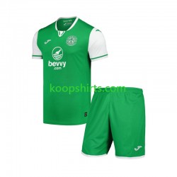 Hibernian Thuis Tenue Kinder Voetbalshirts 2024-2025 Korte Mouwen
