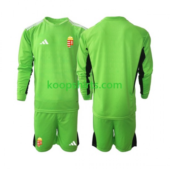 Hongarije Doelman Thuis Tenue Kinder Voetbalshirts 2022 Lange Mouwen Hongarije Doelman Thuis Tenue Kinder Voetbalshirts 2022 Lange Mouwen