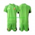 Hongarije Doelman Thuis Tenue Kinder Voetbalshirts 2022 Korte Mouwen
