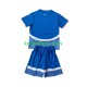 IJsland Thuis Tenue Kinder Voetbalshirts 2024 Korte Mouwen