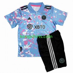 Derde Tenue Kinder Voetbalshirts Inte Miami Lionel Messi 10 2023-2024 Korte Mouwen