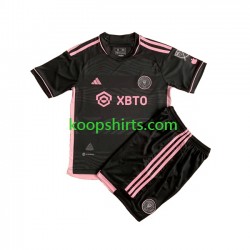 Inter Miami Uit Tenue Kinder Voetbalshirts 2023 Korte Mouwen