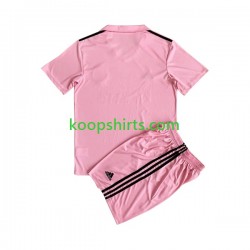 Inter Miami Thuis Tenue Kinder Voetbalshirts 2023 Korte Mouwen