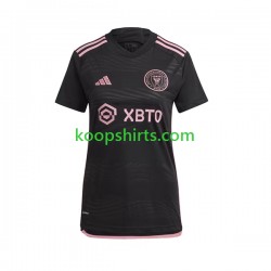 Inter Miami Uit Tenue Dames Voetbalshirts 2023-2024 Korte Mouwen
