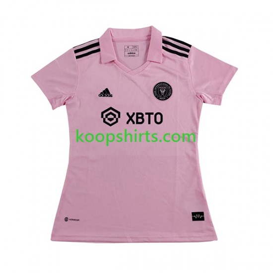 Inter Miami Thuis Tenue Dames Voetbalshirts 2023-2024 Korte Mouwen Inter Miami Thuis Tenue Dames Voetbalshirts 2023-2024 Korte Mouwen