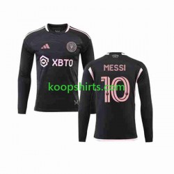 Inter Miami Uit Tenue Heren Voetbalshirts Lionel Messi 10 2023-2024 Lange Mouwen
