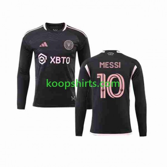 Inter Miami Uit Tenue Heren Voetbalshirts Lionel Messi 10 2023-2024 Lange Mouwen Inter Miami Uit Tenue Heren Voetbalshirts Lionel Messi 10 2023-2024 Lange Mouwen