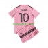 Inter Miami Thuis Tenue Kinder Voetbalshirts Lionel Messi 10 2023 Korte Mouwen