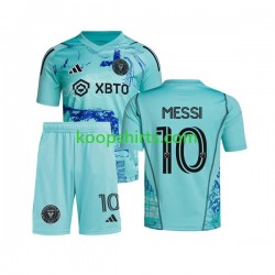Inter Miami Thuis Tenue Kinder Voetbalshirts Lionel Messi 10 Special 2023-2024 Korte Mouwen