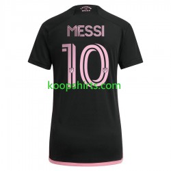 Inter Miami Uit Tenue Dames Voetbalshirts Lionel Messi 10 2023 Korte Mouwen