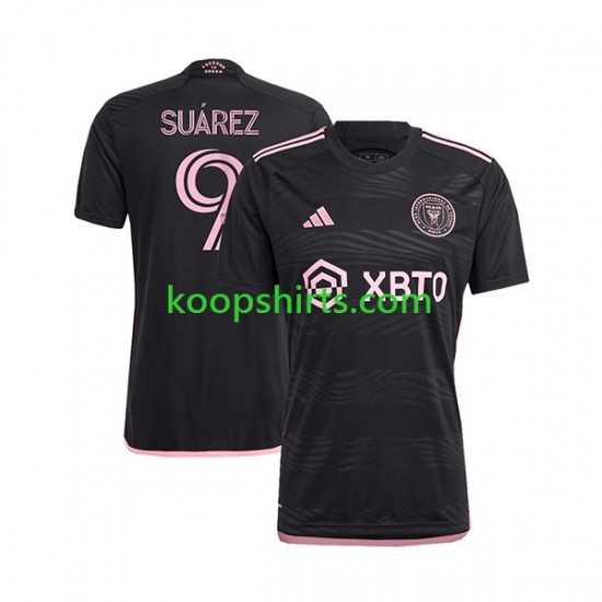 Inter Miami Uit Tenue Heren Voetbalshirts Luis Suarez 9 2023-2024 Korte Mouwen Inter Miami Uit Tenue Heren Voetbalshirts Luis Suarez 9 2023-2024 Korte Mouwen