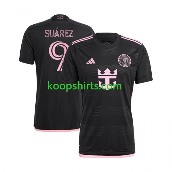 Inter Miami Uit Tenue Heren Voetbalshirts Luis Suarez 9 2024 Korte Mouwen Inter Miami Uit Tenue Heren Voetbalshirts Luis Suarez 9 2024 Korte Mouwen