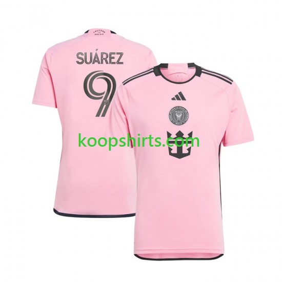 Inter Miami Thuis Tenue Heren Voetbalshirts Luis Suarez 9 2024 Korte Mouwen Inter Miami Thuis Tenue Heren Voetbalshirts Luis Suarez 9 2024 Korte Mouwen