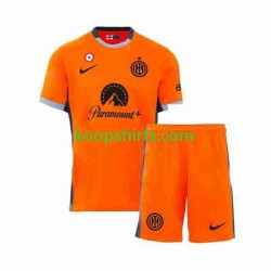 Inter Milan Derde Tenue Kinder Voetbalshirts 2023-2024 Korte Mouwen