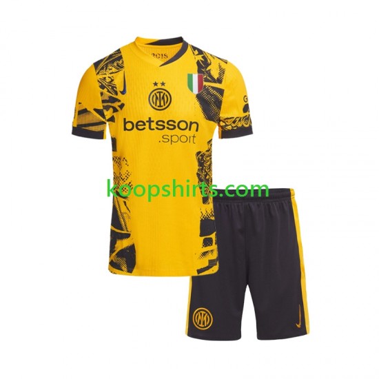 Inter Milan Derde Tenue Kinder Voetbalshirts 2024-2025 Korte Mouwen Inter Milan Derde Tenue Kinder Voetbalshirts 2024-2025 Korte Mouwen