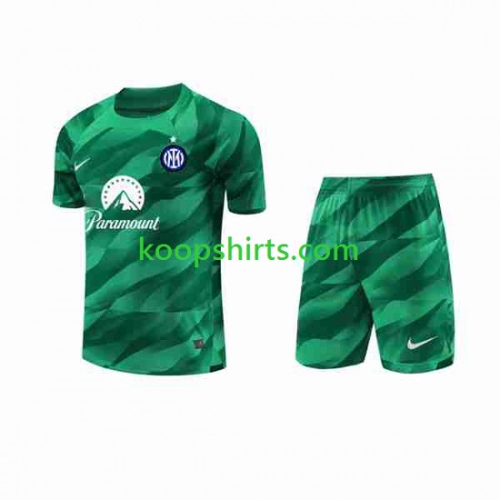 Inter Milan Doelman Uit Tenue Kinder Voetbalshirts 2023-2024 Korte Mouwen Inter Milan Doelman Uit Tenue Kinder Voetbalshirts 2023-2024 Korte Mouwen