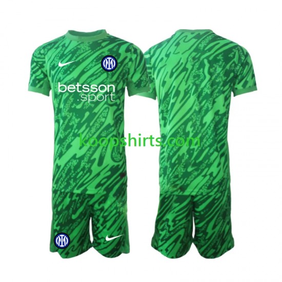 Inter Milan Doelman Thuis Tenue Kinder Voetbalshirts 2024-2025 Korte Mouwen Inter Milan Doelman Thuis Tenue Kinder Voetbalshirts 2024-2025 Korte Mouwen