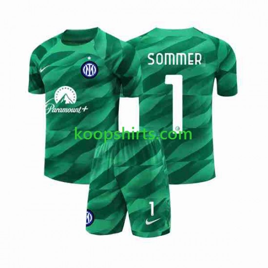 Inter Milan Doelman Uit Tenue Kinder Voetbalshirts Sommer 1 2023-2024 Korte Mouwen Inter Milan Doelman Uit Tenue Kinder Voetbalshirts Sommer 1 2023-2024 Korte Mouwen