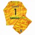 Inter Milan Doelman Thuis Tenue Kinder Voetbalshirts Sommer 1 2023-2024 Lange Mouwen
