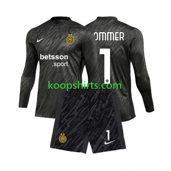 Inter Milan Doelman Derde Tenue Kinder Voetbalshirts Yann Sommer 1 2024-2025 Lange Mouwen Inter Milan Doelman Derde Tenue Kinder Voetbalshirts Yann Sommer 1 2024-2025 Lange Mouwen