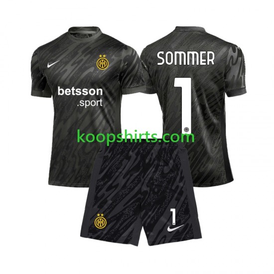 Inter Milan Doelman Derde Tenue Kinder Voetbalshirts Yann Sommer 1 2024-2025 Korte Mouwen Inter Milan Doelman Derde Tenue Kinder Voetbalshirts Yann Sommer 1 2024-2025 Korte Mouwen