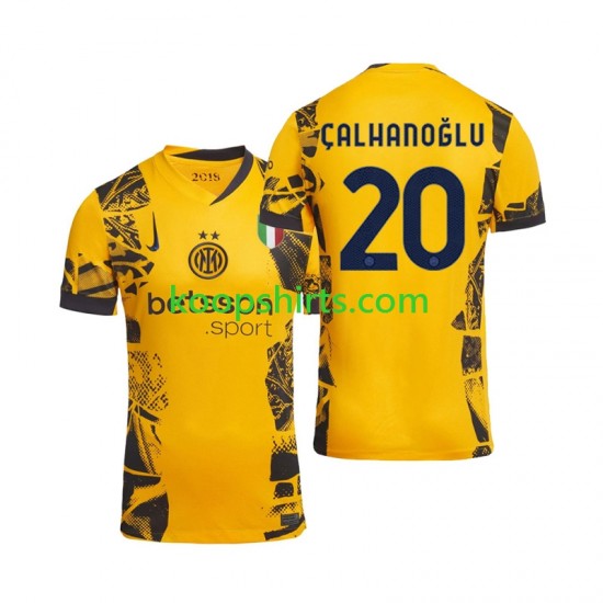 Inter Milan Derde Tenue Heren Voetbalshirts Hakan Calhanoglu 20 2024-2025 Korte Mouwen Inter Milan Derde Tenue Heren Voetbalshirts Hakan Calhanoglu 20 2024-2025 Korte Mouwen