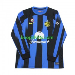 Inter Milan Thuis Tenue Heren Voetbalshirts 2023-2024 Lange Mouwen
