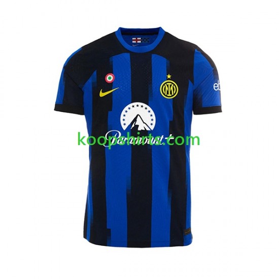 Inter Milan Thuis Tenue Heren Voetbalshirts 2023-2024 Korte Mouwen Inter Milan Thuis Tenue Heren Voetbalshirts 2023-2024 Korte Mouwen
