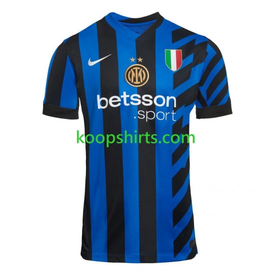 Inter Milan Thuis Tenue Heren Voetbalshirts 2024-2025 Korte Mouwen Inter Milan Thuis Tenue Heren Voetbalshirts 2024-2025 Korte Mouwen