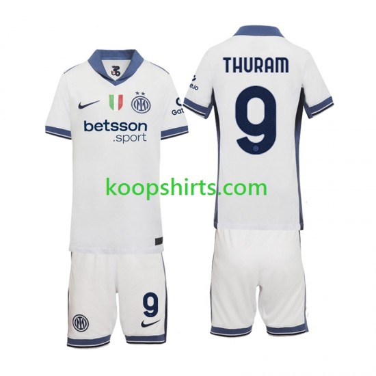 Inter Milan Uit Tenue Kinder Voetbalshirts Marcus Thuram 9 2024-2025 Korte Mouwen Inter Milan Uit Tenue Kinder Voetbalshirts Marcus Thuram 9 2024-2025 Korte Mouwen