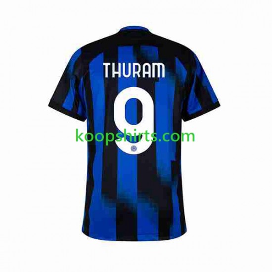Inter Milan Thuis Tenue Heren Voetbalshirts Marcus Thuram 9 2023-2024 Korte Mouwen Inter Milan Thuis Tenue Heren Voetbalshirts Marcus Thuram 9 2023-2024 Korte Mouwen