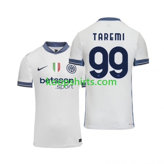 Inter Milan Uit Tenue Heren Voetbalshirts Mehdi Taremi 99 2024-2025 Korte Mouwen Inter Milan Uit Tenue Heren Voetbalshirts Mehdi Taremi 99 2024-2025 Korte Mouwen