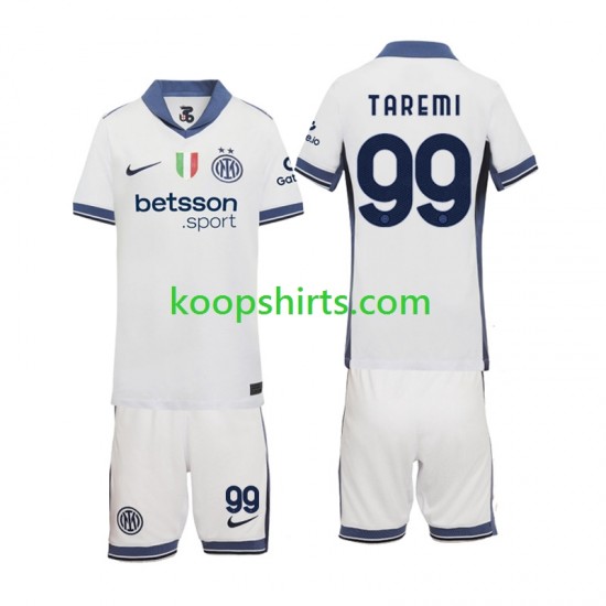 Inter Milan Uit Tenue Kinder Voetbalshirts Mehdi Taremi 99 2024-2025 Korte Mouwen Inter Milan Uit Tenue Kinder Voetbalshirts Mehdi Taremi 99 2024-2025 Korte Mouwen