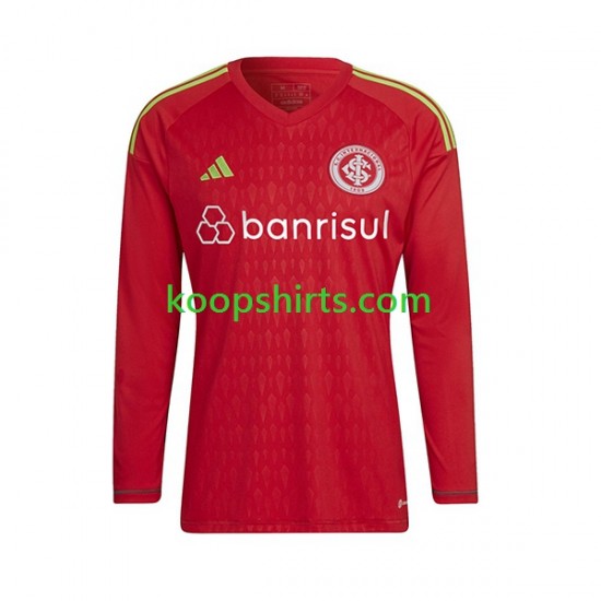 Internacional Doelman Thuis Tenue Heren Voetbalshirts 2023-2024 Lange Mouwen Internacional Doelman Thuis Tenue Heren Voetbalshirts 2023-2024 Lange Mouwen
