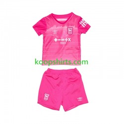 Derde Tenue Kinder Voetbalshirts Ipswich Town 2024-2025 Korte Mouwen