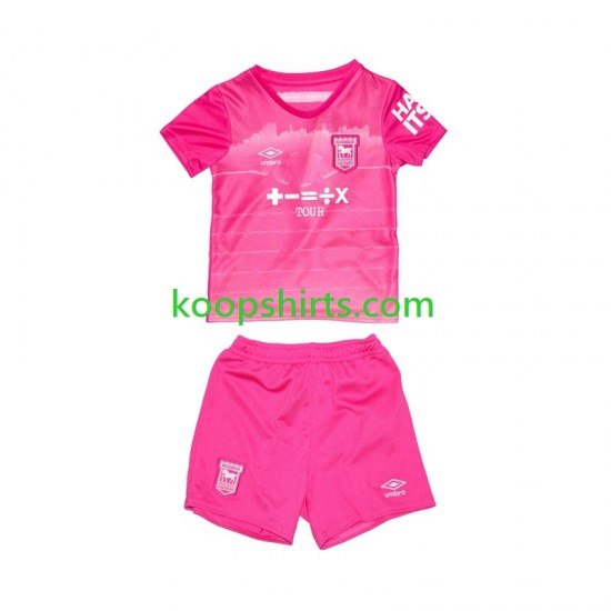 Derde Tenue Kinder Voetbalshirts Ipswich Town 2024-2025 Korte Mouwen Derde Tenue Kinder Voetbalshirts Ipswich Town 2024-2025 Korte Mouwen