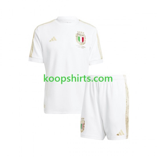 Italië Thuis Tenue Kinder Voetbalshirts 2023 Anniversary Korte Mouwen Italië Thuis Tenue Kinder Voetbalshirts 2023 Anniversary Korte Mouwen